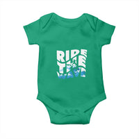 Surfing Baby Onesie Ride The Wave Surfer Boardsport Wave - Wonder Print Shop