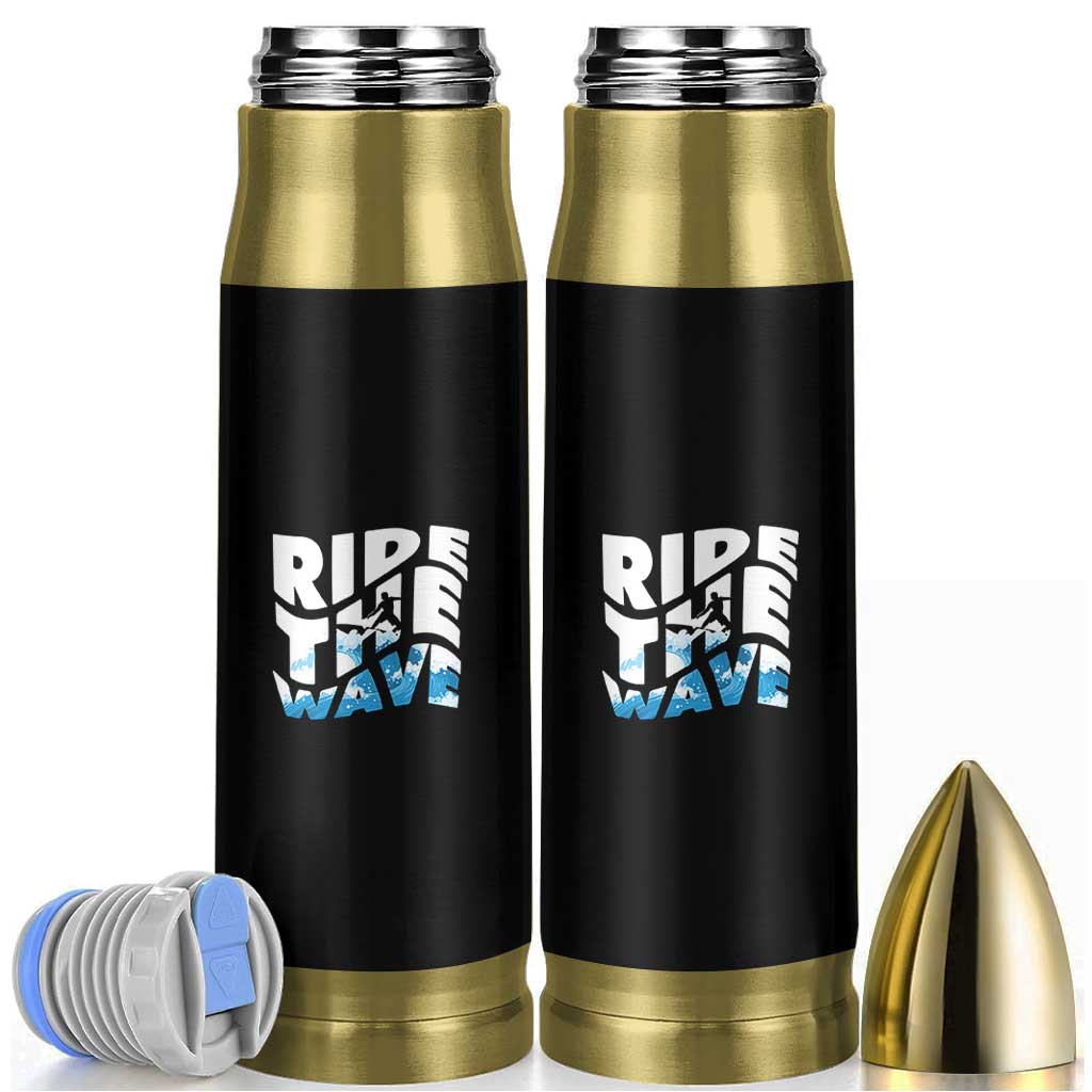 Surfing Bullet Tumbler Ride The Wave Surfer Boardsport Wave - Wonder Print Shop