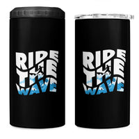 Surfing 4 in 1 Can Cooler Tumbler Ride The Wave Surfer Boardsport Wave - Wonder Print Shop