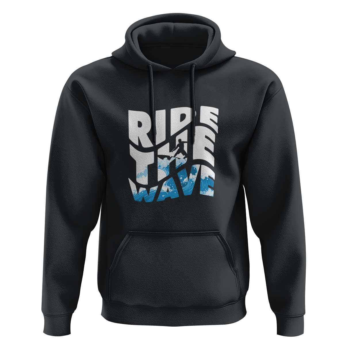 Surfing Hoodie Ride The Wave Surfer Boardsport Wave - Wonder Print Shop