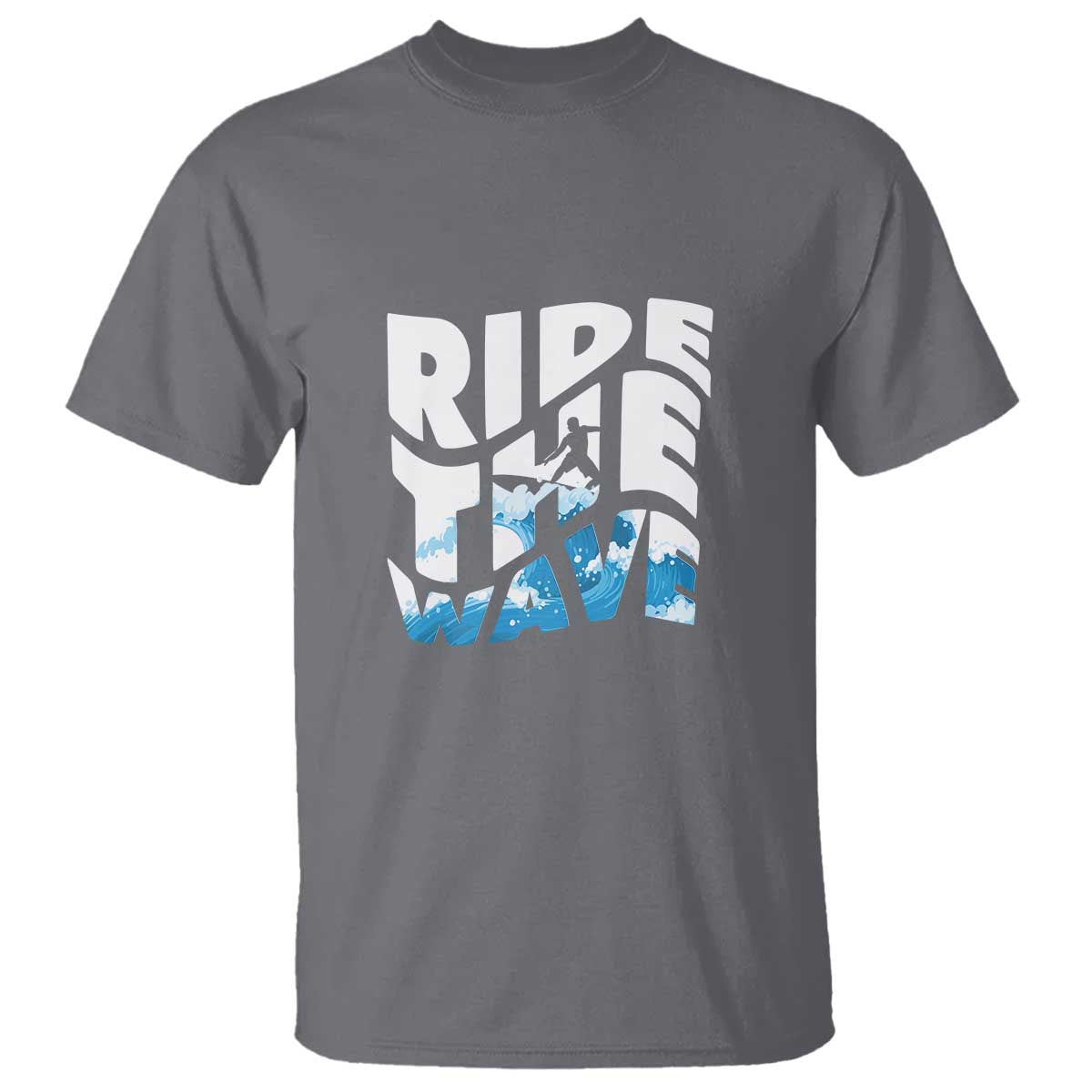 Surfing T Shirt Ride The Wave Surfer Boardsport Wave - Wonder Print Shop