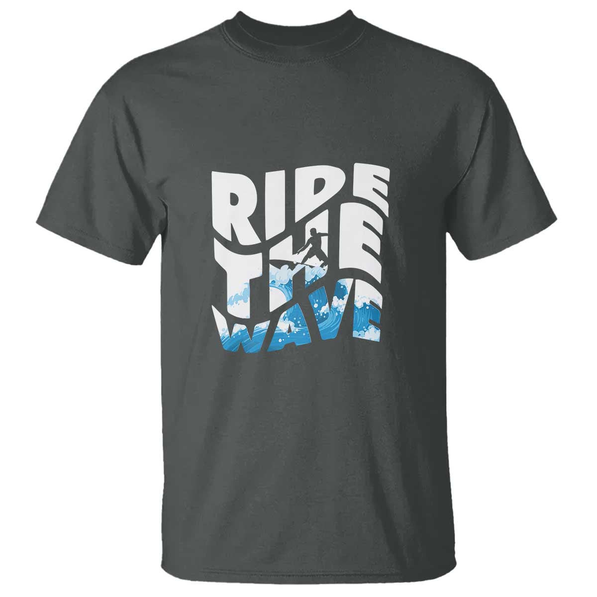 Surfing T Shirt Ride The Wave Surfer Boardsport Wave - Wonder Print Shop