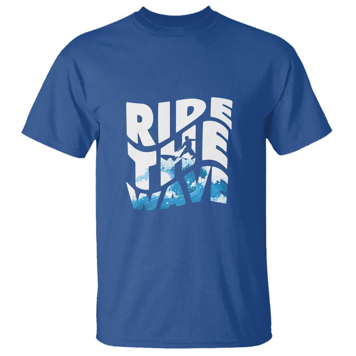 Surfing T Shirt Ride The Wave Surfer Boardsport Wave - Wonder Print Shop
