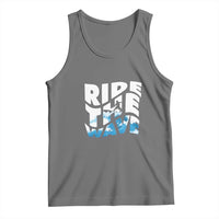 Surfing Tank Top Ride The Wave Surfer Boardsport Wave - Wonder Print Shop