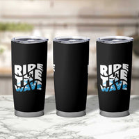 Surfing Tumbler Cup Ride The Wave Surfer Boardsport Wave - Wonder Print Shop
