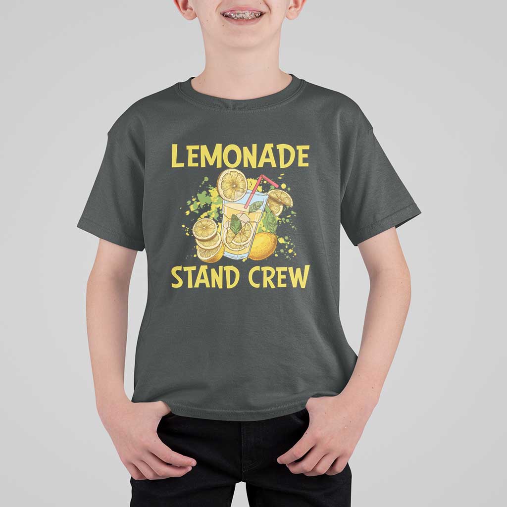 Lemon Stand Boss T Shirt For Kid Lemonade Stand Crew Young CEO Juice - Wonder Print Shop