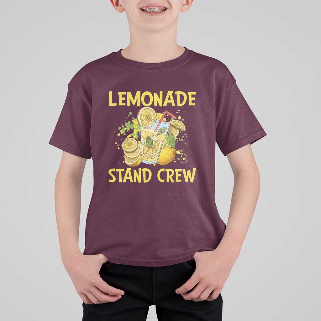 Lemon Stand Boss T Shirt For Kid Lemonade Stand Crew Young CEO Juice - Wonder Print Shop