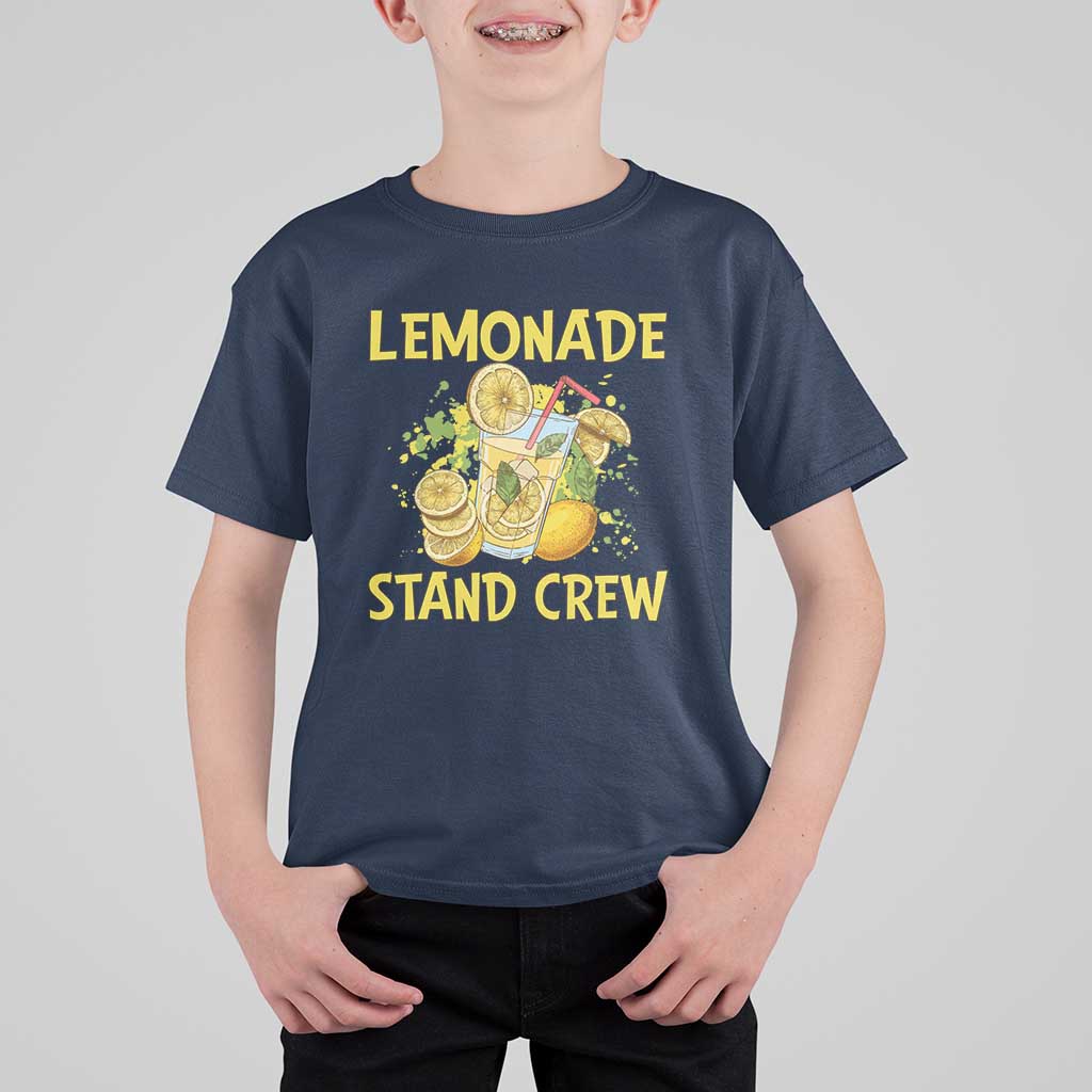Lemon Stand Boss T Shirt For Kid Lemonade Stand Crew Young CEO Juice - Wonder Print Shop