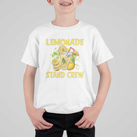 Lemon Stand Boss T Shirt For Kid Lemonade Stand Crew Young CEO Juice - Wonder Print Shop