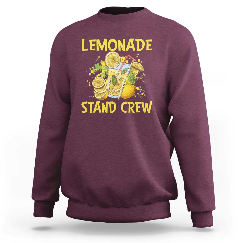 Lemon Stand Boss Sweatshirt Lemonade Stand Crew Young CEO Juice - Wonder Print Shop