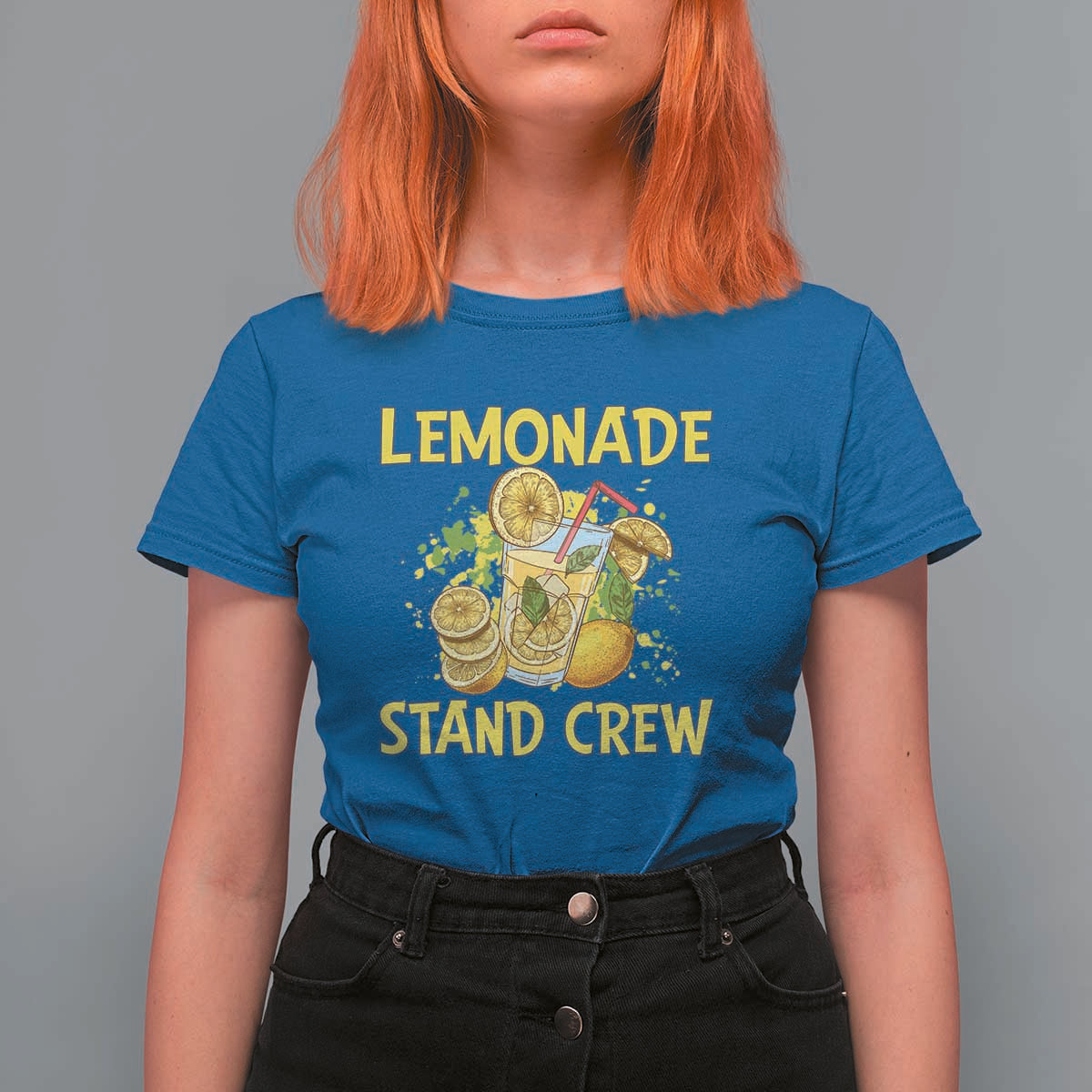 Lemon Stand Boss T Shirt For Women Lemonade Stand Crew Young CEO Juice - Wonder Print Shop