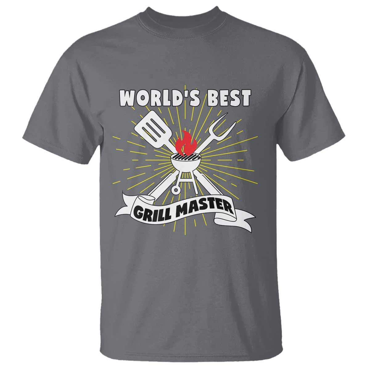 Grilling Barbecue T Shirt World's Best Grill Master BBQ Smoker - Wonder Print Shop