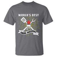 Grilling Barbecue T Shirt World's Best Grill Master BBQ Smoker - Wonder Print Shop