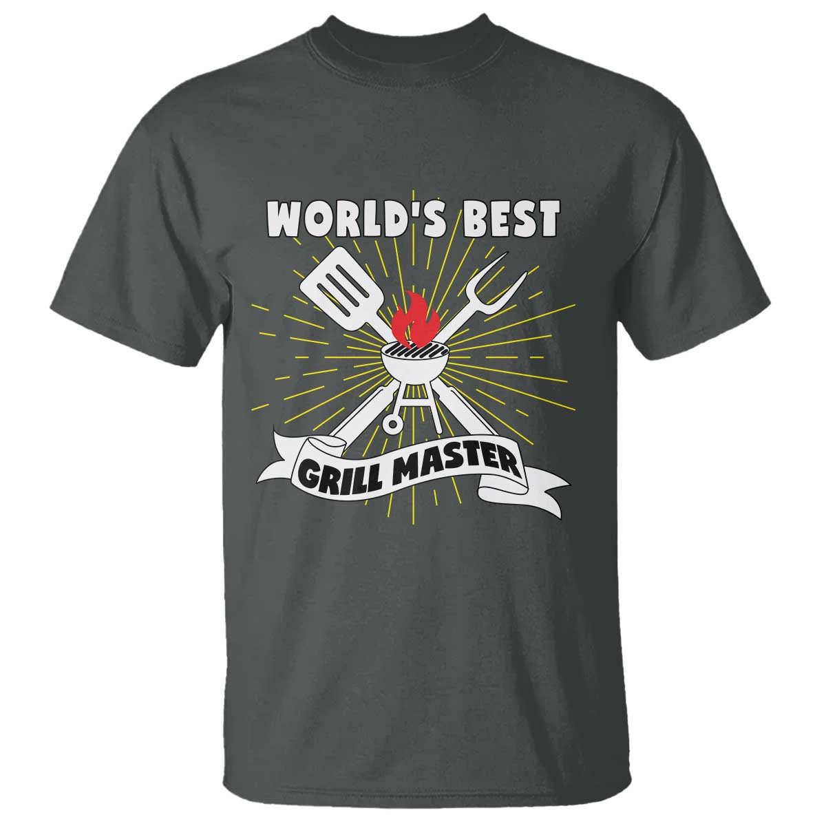 Grilling Barbecue T Shirt World's Best Grill Master BBQ Smoker - Wonder Print Shop