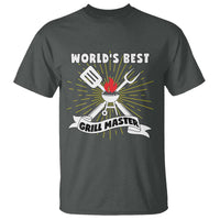 Grilling Barbecue T Shirt World's Best Grill Master BBQ Smoker - Wonder Print Shop