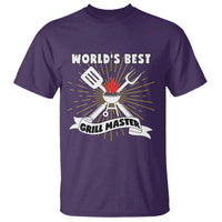 Grilling Barbecue T Shirt World's Best Grill Master BBQ Smoker - Wonder Print Shop