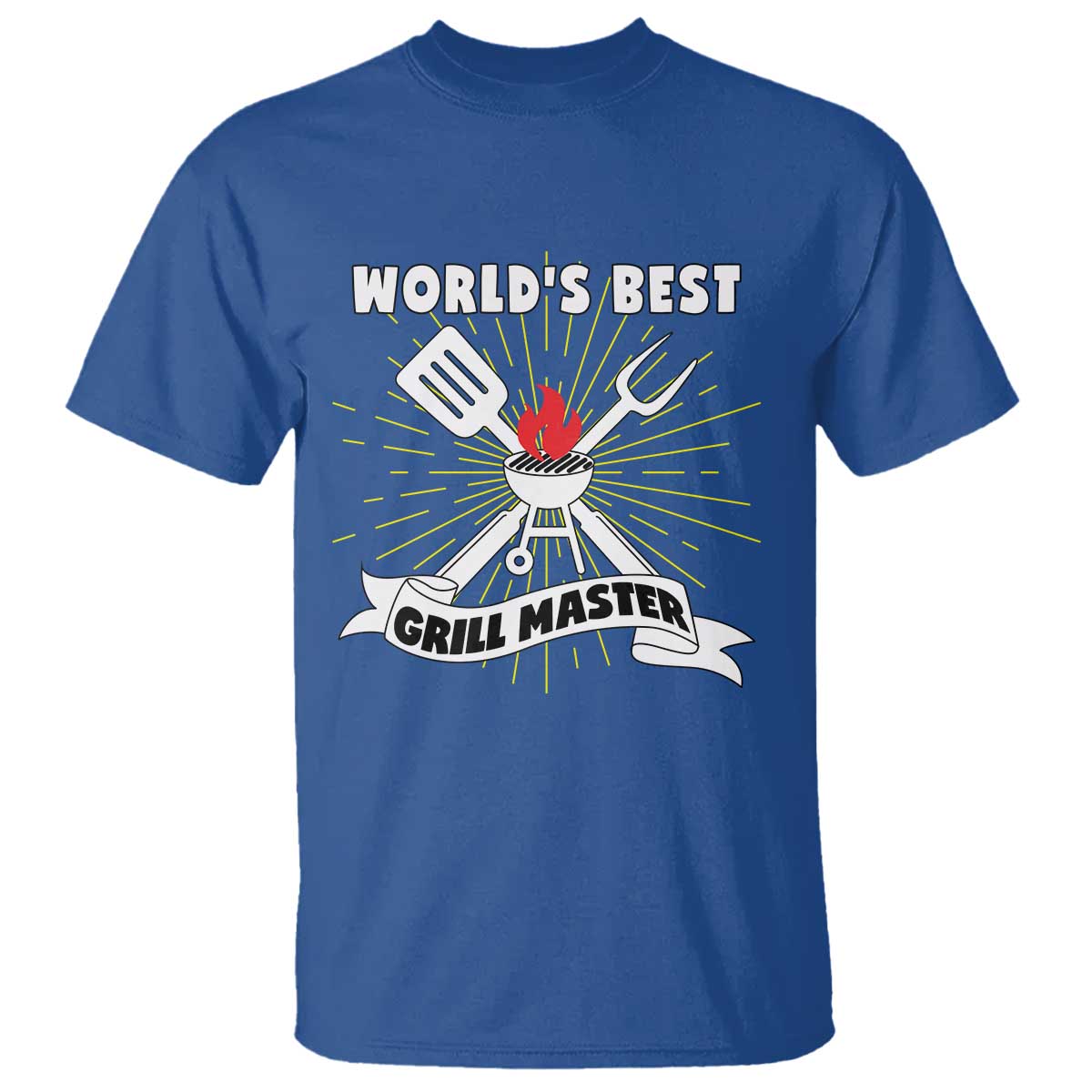 Grilling Barbecue T Shirt World's Best Grill Master BBQ Smoker - Wonder Print Shop