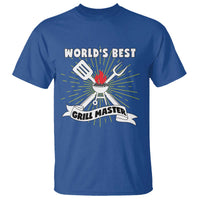 Grilling Barbecue T Shirt World's Best Grill Master BBQ Smoker - Wonder Print Shop