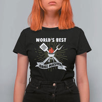 Grilling Barbecue T Shirt For Women World's Best Grill Master BBQ Smoker - Wonder Print Shop