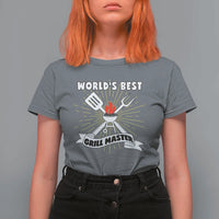 Grilling Barbecue T Shirt For Women World's Best Grill Master BBQ Smoker - Wonder Print Shop