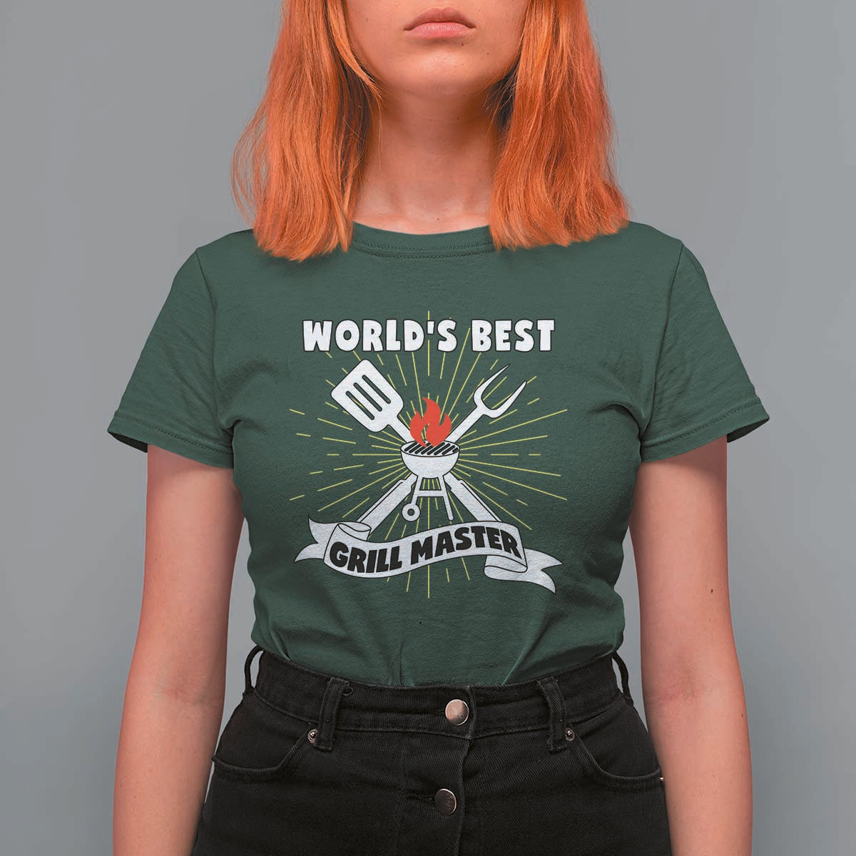 Grilling Barbecue T Shirt For Women World's Best Grill Master BBQ Smoker - Wonder Print Shop
