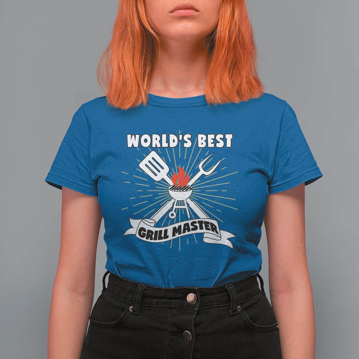 Grilling Barbecue T Shirt For Women World's Best Grill Master BBQ Smoker - Wonder Print Shop