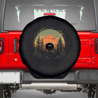 Retro Forest Trees Outdoors Nature Lover Spare Tire Cover