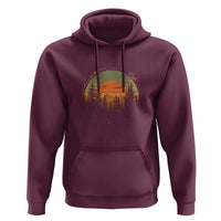 Retro Forest Trees Outdoors Nature Lover Hoodie