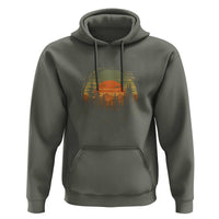 Retro Forest Trees Outdoors Nature Lover Hoodie