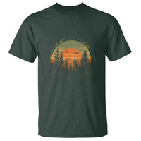 Retro Forest Trees Outdoors Nature Lover T Shirt