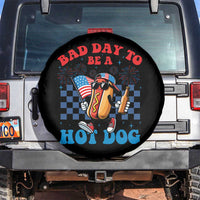 Bad Day To Be A Hot Dog 4th of July Spare Tire Cover Funny BBQ Grilling