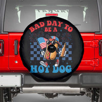 Bad Day To Be A Hot Dog 4th of July Spare Tire Cover Funny BBQ Grilling