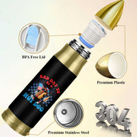 Bad Day To Be A Hot Dog 4th of July Bullet Tumbler Funny BBQ Grilling