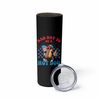 Bad Day To Be A Hot Dog 4th of July Skinny Tumbler Funny BBQ Grilling