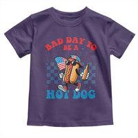 Bad Day To Be A Hot Dog 4th of July Toddler T Shirt Funny BBQ Grilling