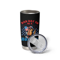 Bad Day To Be A Hot Dog 4th of July Tumbler Cup Funny BBQ Grilling