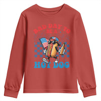 Bad Day To Be A Hot Dog 4th of July Youth Sweatshirt Funny BBQ Grilling