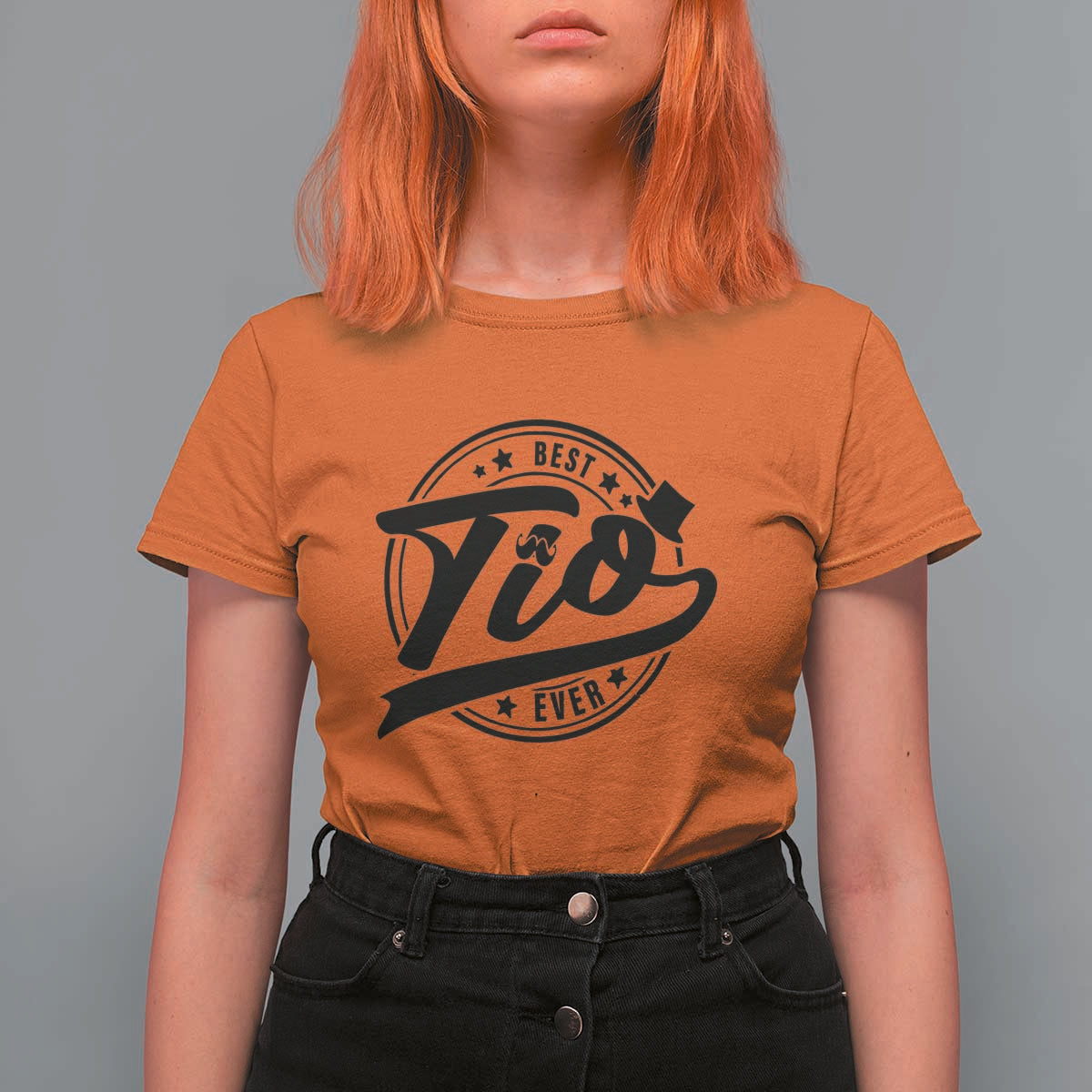 Uncle T Shirt For Women Best Tio Ever Vintage Spanish Latin Mexican - Wonder Print Shop