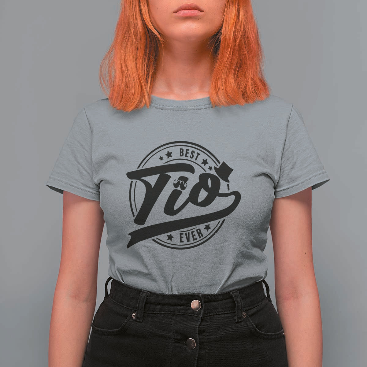 Uncle T Shirt For Women Best Tio Ever Vintage Spanish Latin Mexican - Wonder Print Shop
