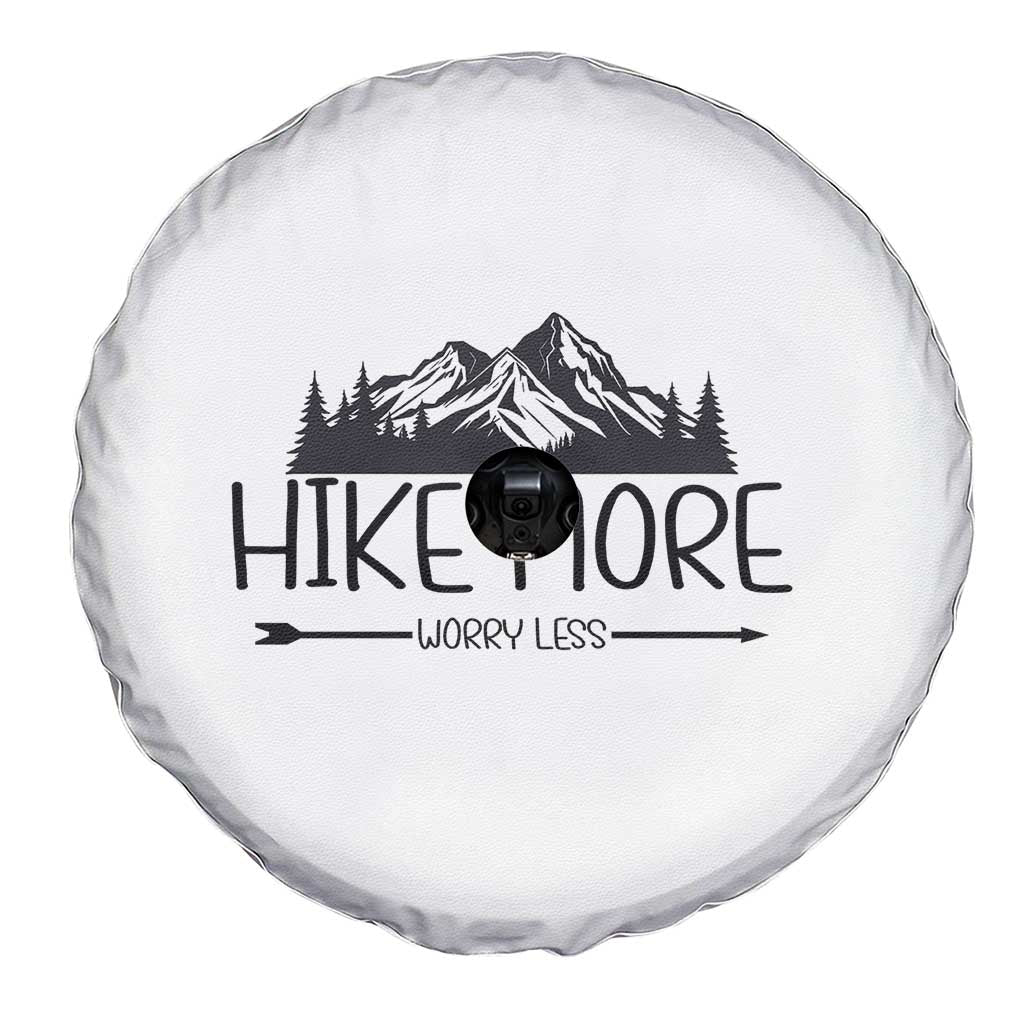 Hike More Worry Less Hiker Mountain Spare Tire Cover Hiking Camping Hiker Mountain