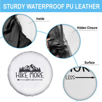 Hike More Worry Less Hiker Mountain Spare Tire Cover Hiking Camping Hiker Mountain