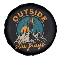 Hiking Camping Spare Tire Cover Outside Still Plays Vintage Mountain Forest