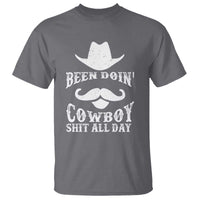 Funny Cowboy T Shirt Been Doin' Cowboy Shit Western Retro Hat - Wonder Print Shop
