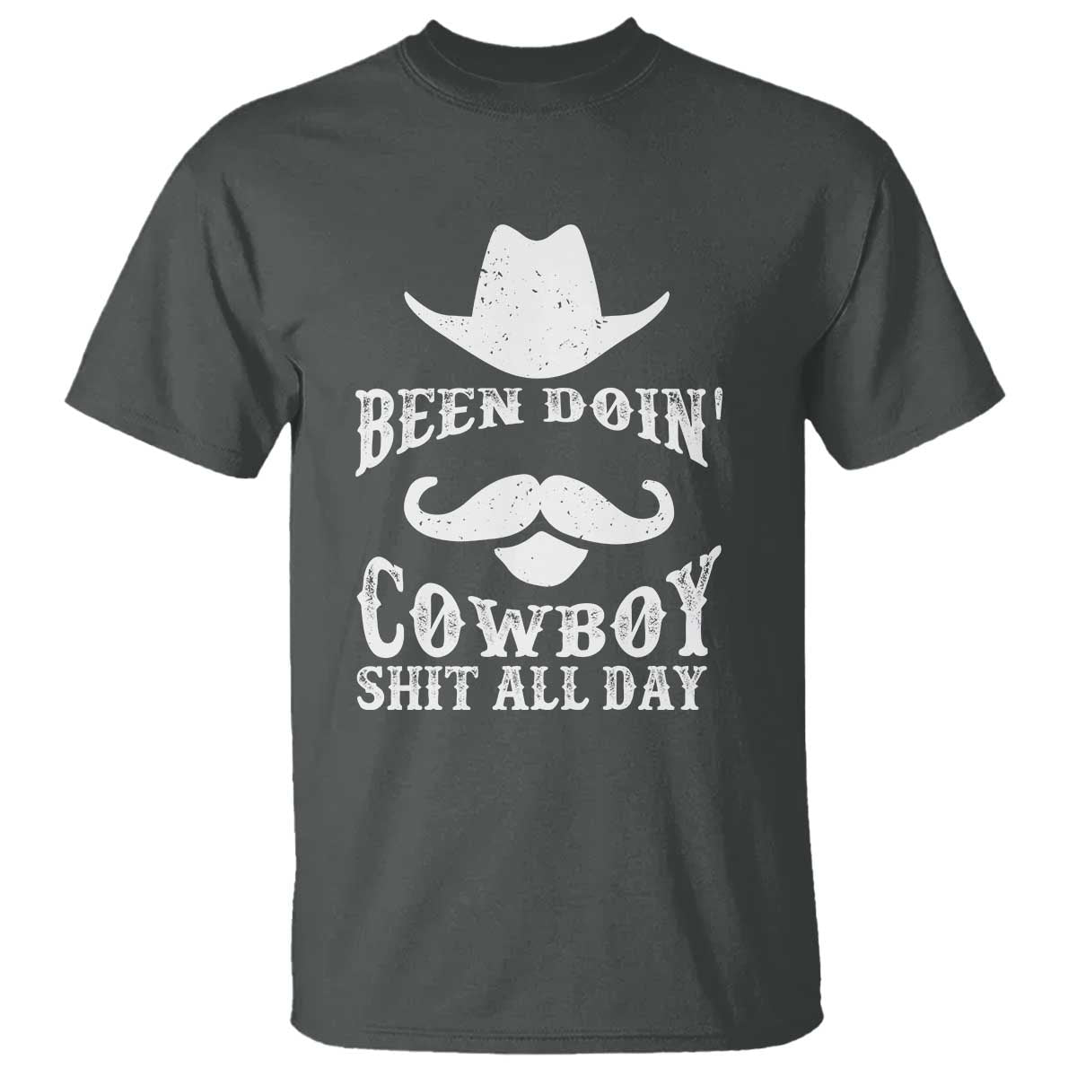 Funny Cowboy T Shirt Been Doin' Cowboy Shit Western Retro Hat - Wonder Print Shop
