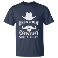 Funny Cowboy T Shirt Been Doin' Cowboy Shit Western Retro Hat - Wonder Print Shop