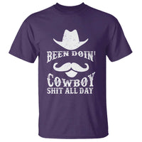 Funny Cowboy T Shirt Been Doin' Cowboy Shit Western Retro Hat - Wonder Print Shop
