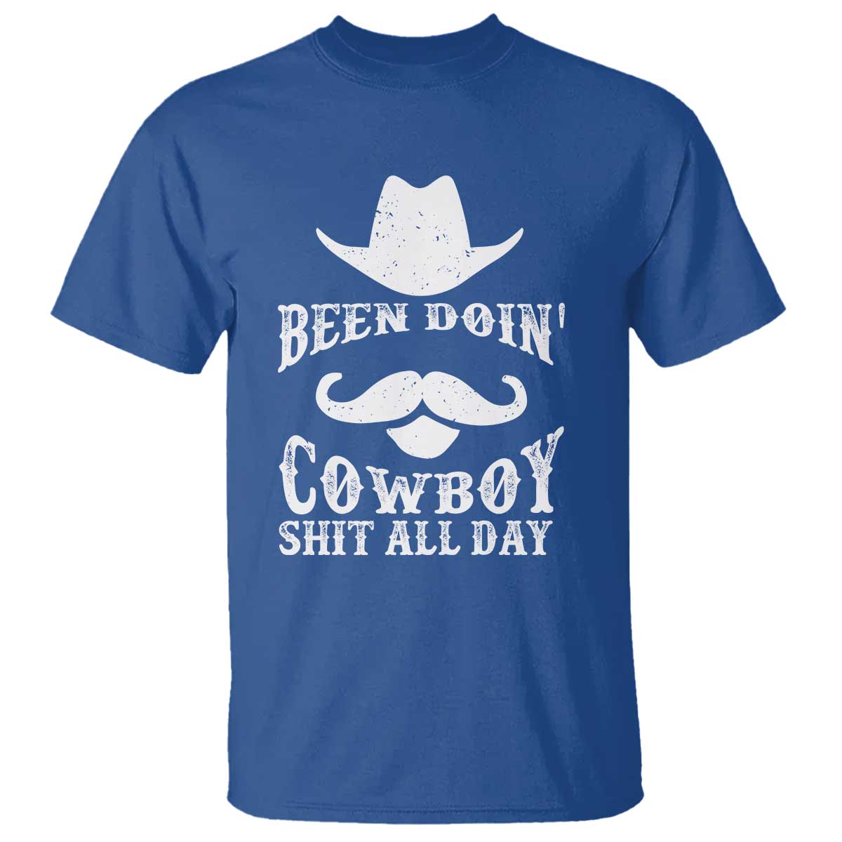 Funny Cowboy T Shirt Been Doin' Cowboy Shit Western Retro Hat - Wonder Print Shop