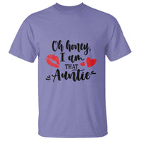 Aunt T Shirt Oh Honey I'm That Auntie Heart Lips - Wonder Print Shop