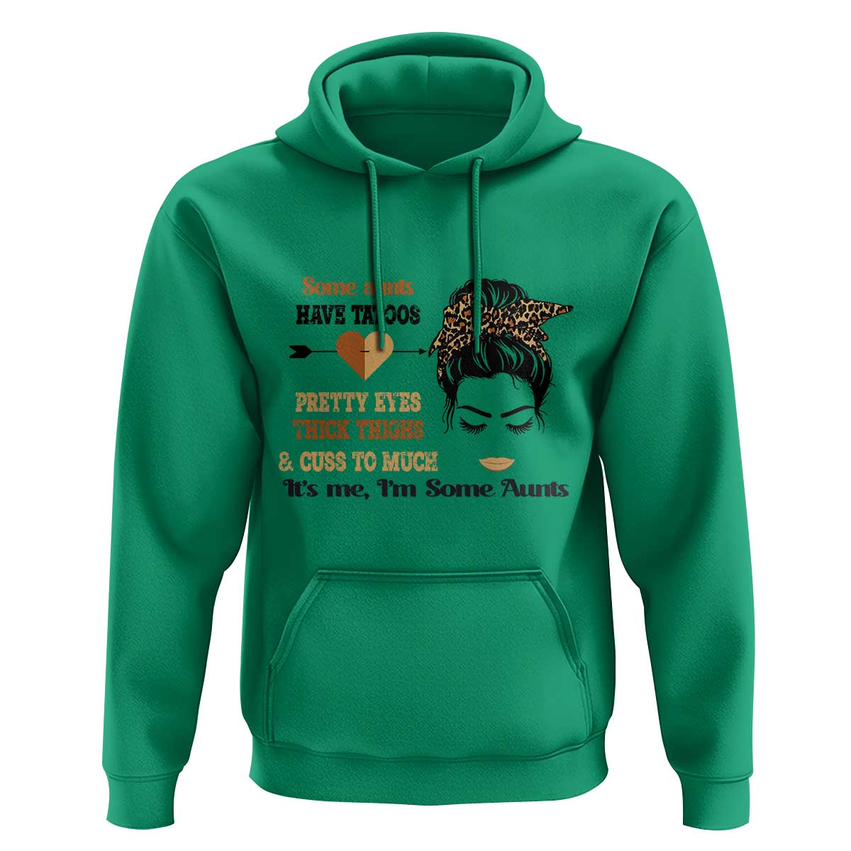 Funny Auntie Hoodie Some Aunts Cuss Too Much - Wonder Print Shop