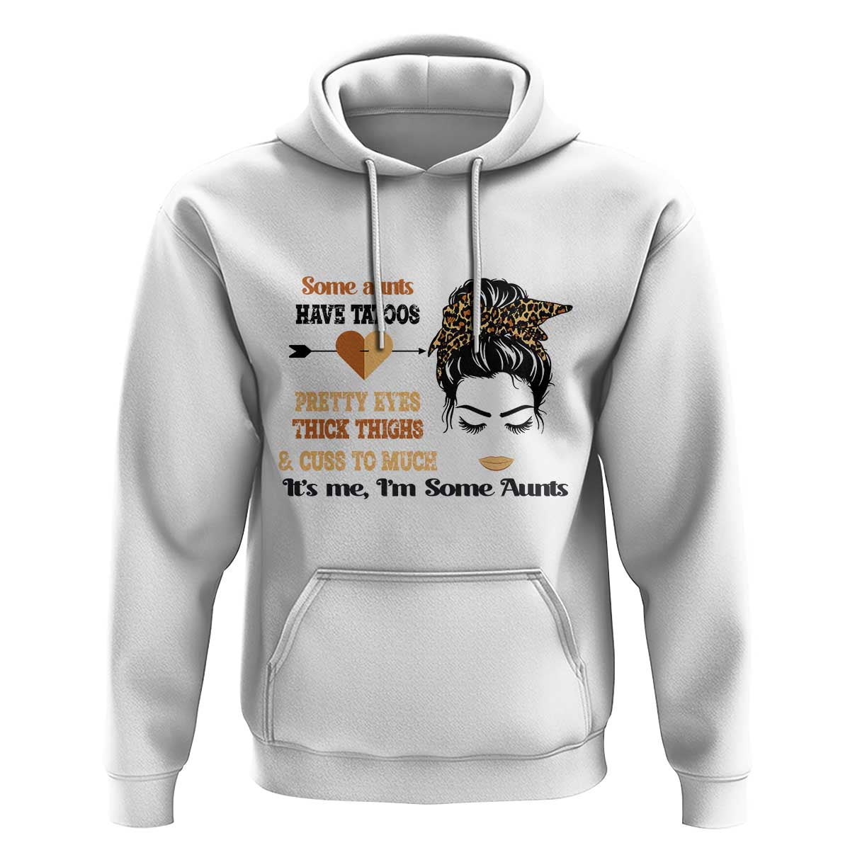 Funny Auntie Hoodie Some Aunts Cuss Too Much - Wonder Print Shop